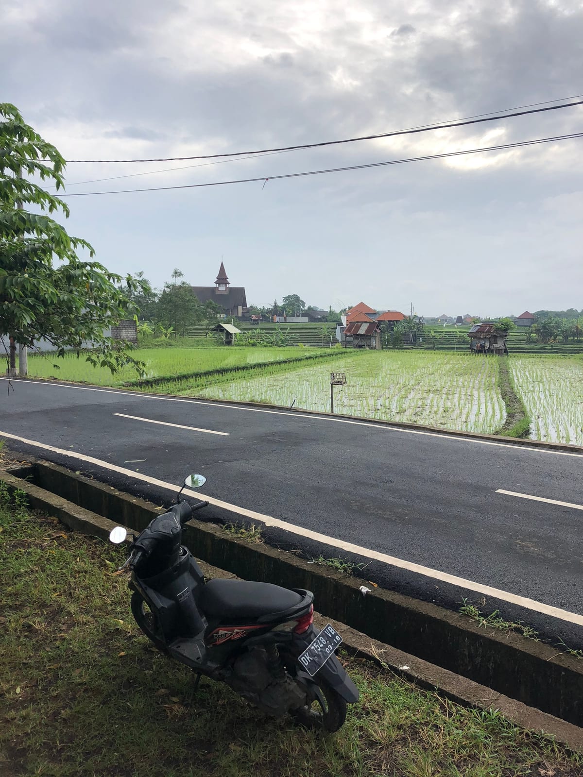 cloud road path in Bali