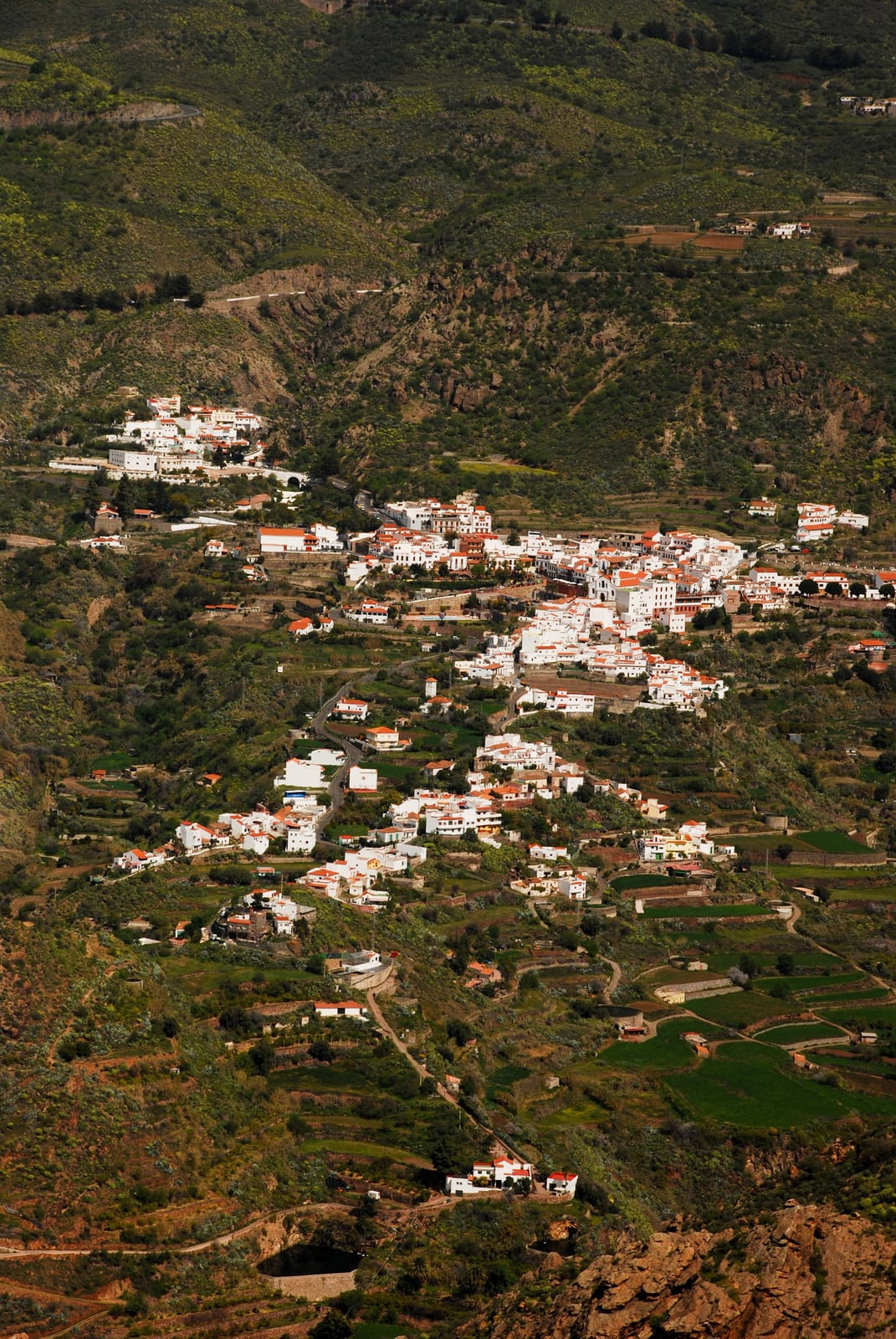 mountain landscape hill highland in Gran Canaria