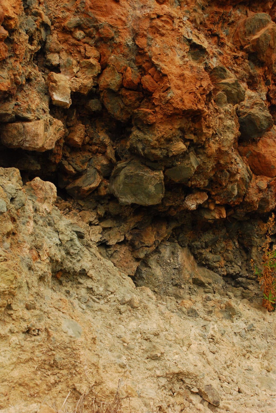 brown volcanic rock formation in Gran Canaria