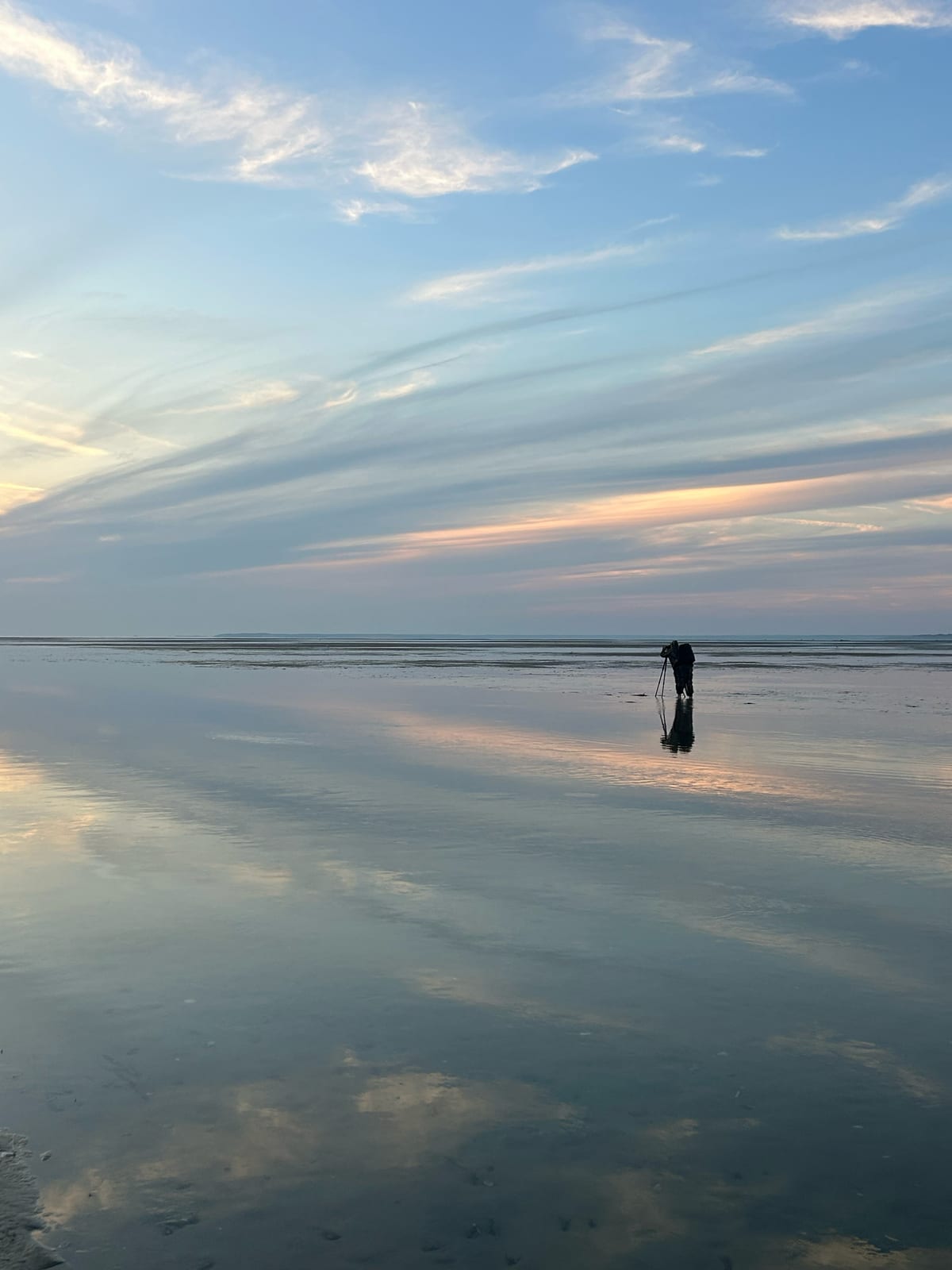 cape cod bay sailboat sunset reflection in Massachusetts
