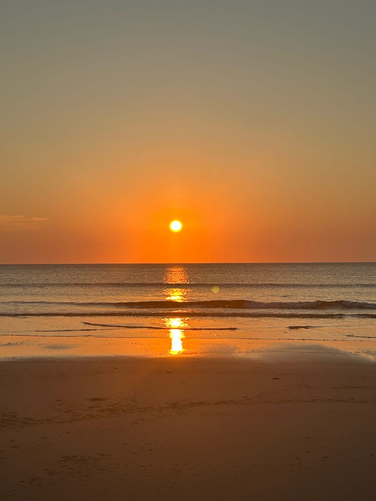 cape cod beach sunset sun golden glow in Massachusetts