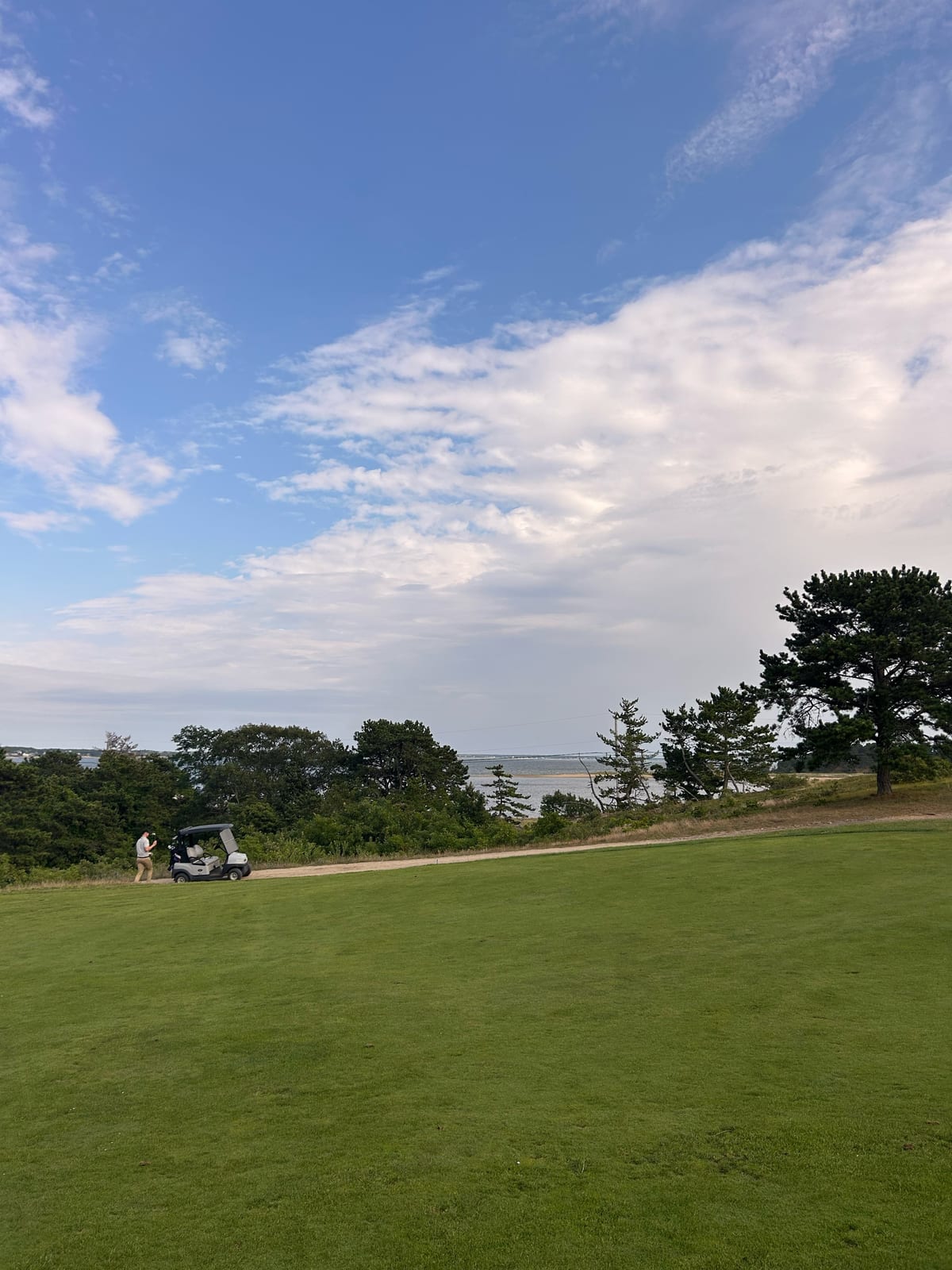 cape cod golf course fairway summer in Massachusetts