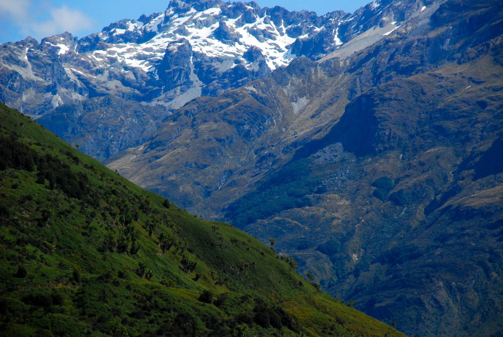 mountain landscape nature in New Zealand