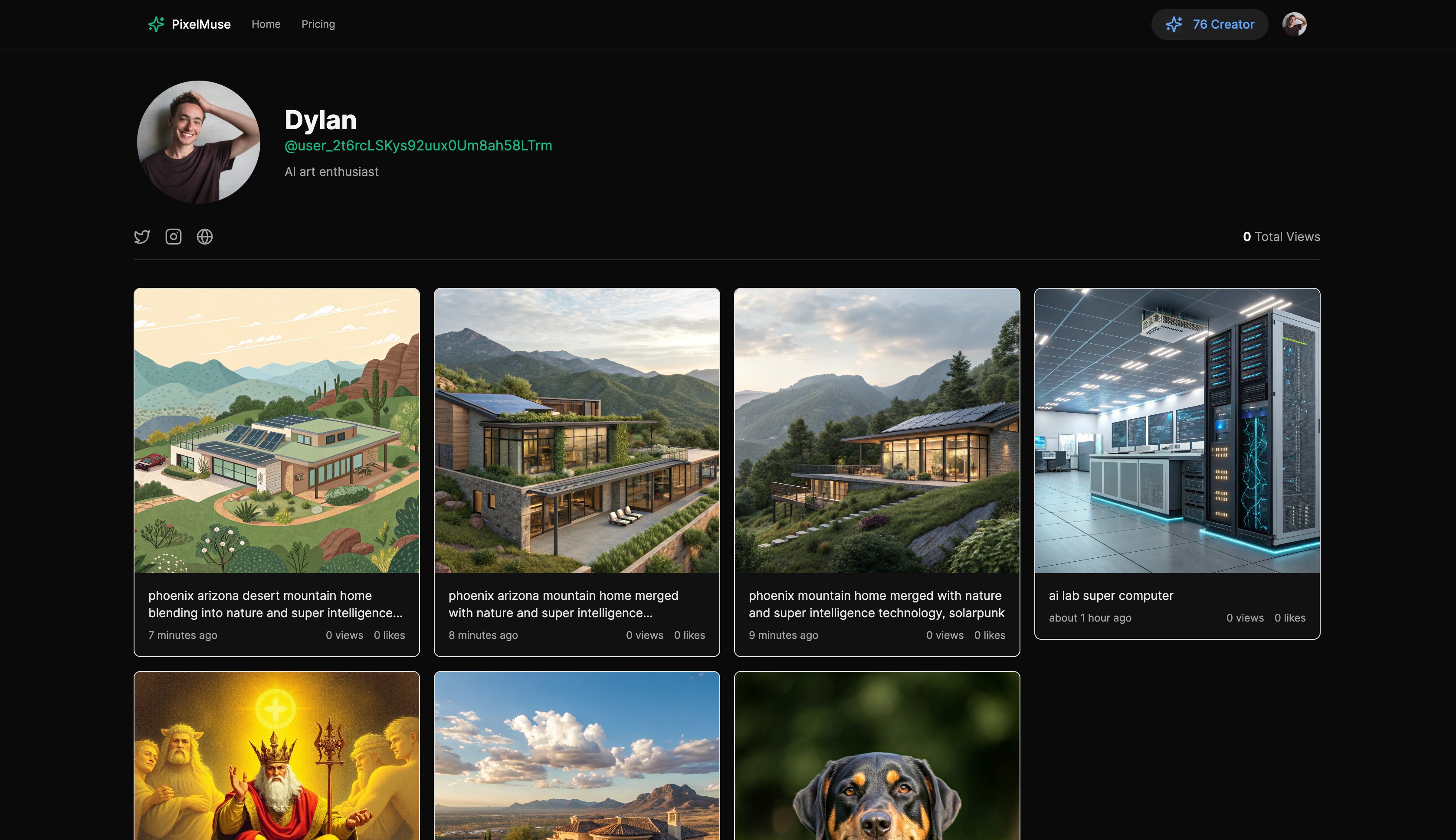 PixelMuse project logo